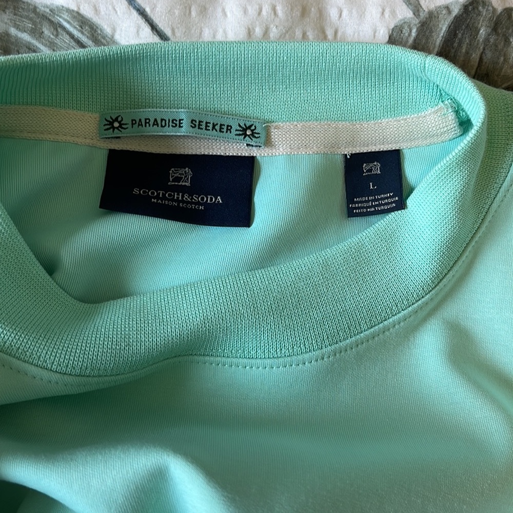 NWOT Anthropologie Scotch & Soda Twist Front Pullover Sweatshirt Size Large - Picture 5 of 7